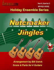 Bill Swick's Year 4, Quarter 2 - Holiday Ensembles for Four Guitars Guitar and Fretted sheet music cover Thumbnail